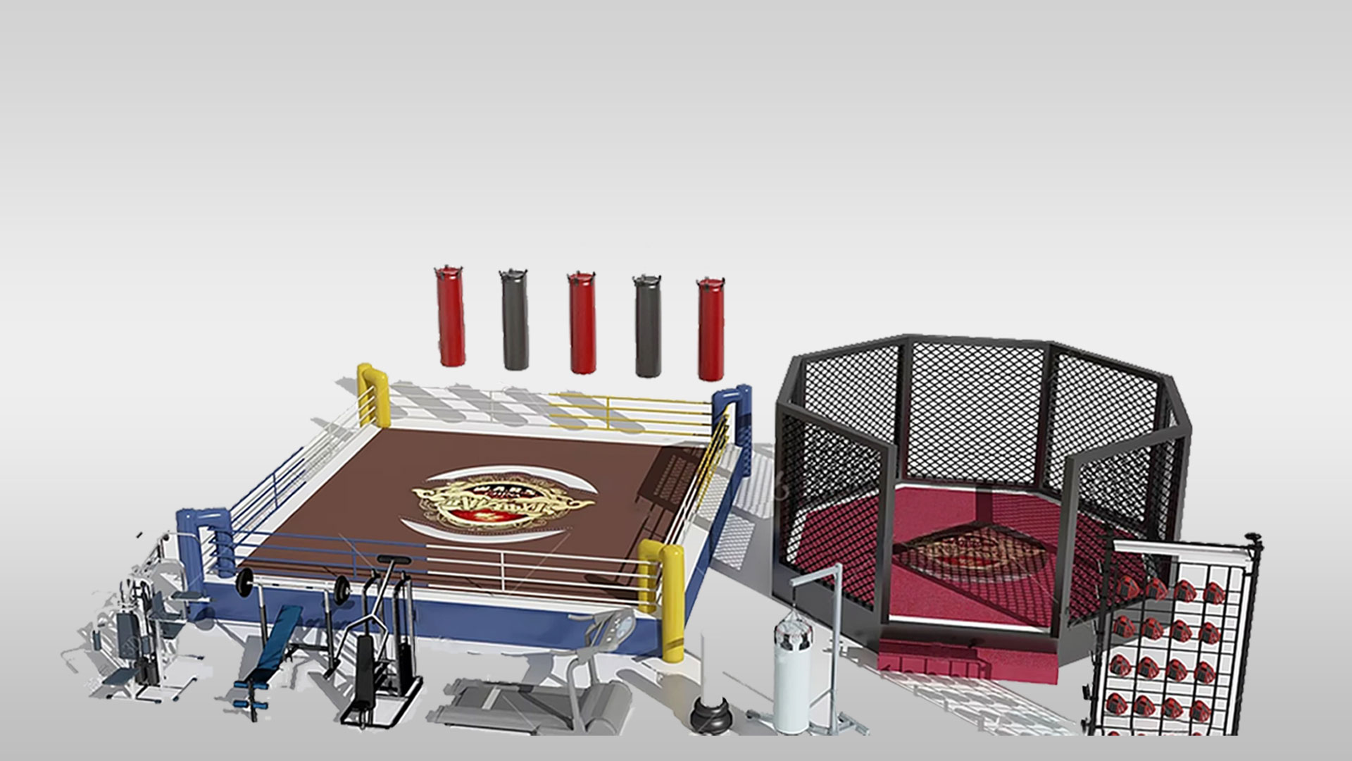 ODM/OEM One-stop Whole boxing gym solution