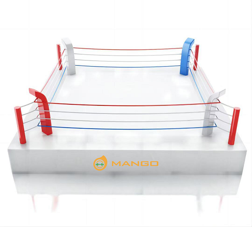 Anillo de boxeo blanco