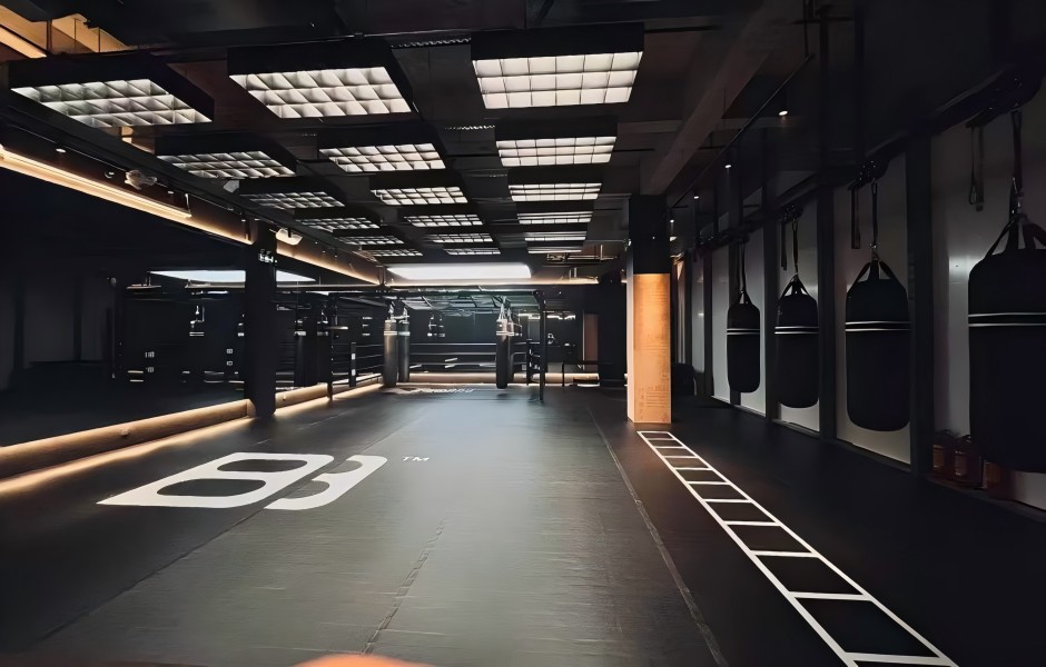 Qingyuan Mango Cooperates With Saudi Arabia Riyadh 150 Square Meters Women'S Boxing Gym Case--Round Boxing