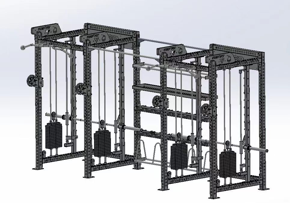 Gym Crossfit Comprehensive Trainer Large Fitness Training Rack